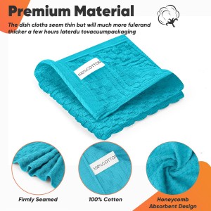 Oven Mitts Kitchen Towels and Dishcloths with Pot Holders Sets, Oven Gloves Hot Pads 500°F Heat Resistant with Silicone Grip, Include 2 Cooking Gloves/2 Potholders/4 Kitchen Towels/4 Dish Towels