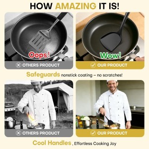 3 Pieces Silicone Spatula, Pacifier-Grade Silicone Spatulas Set Heat Resistant 600℉ for Food Safety, Premium Non-Stick Silicone Solid Turner BPA Free for Cooking, Enhances Cooking Comfort