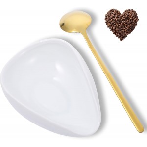 Coffee Spoon Rest with Gold Spoon, Mini ...