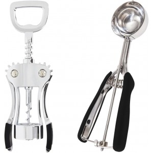 GORILLA GRIP Wine Opener, Black and Cook...
