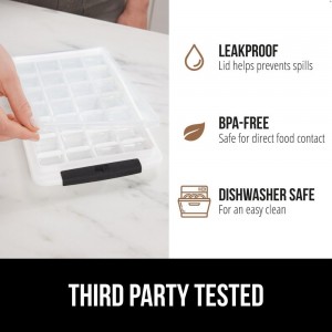 GORILLA GRIP Wine Opener, Black and Ice Cube Bin, Black Bundle