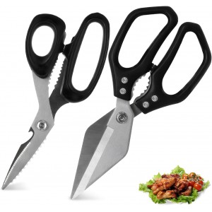 2-Piece Kitchen Scissors (1 Heavy-Duty P...