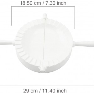 Empanada Maker Press 6 inch - Mold Ravioli Dumpling Tortilla Folder - Quesadilla - Empanadas, Pierogi, Samosa, Calzone, Momo Mold - Extra Large