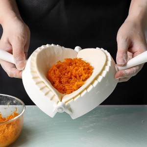 Empanada Maker Press 6 inch - Mold Ravioli Dumpling Tortilla Folder - Quesadilla - Empanadas, Pierogi, Samosa, Calzone, Momo Mold - Extra Large