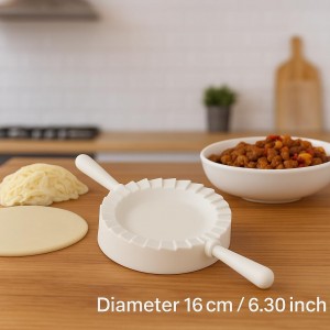 Empanada Maker Press 6 inch - Mold Ravioli Dumpling Tortilla Folder - Quesadilla - Empanadas, Pierogi, Samosa, Calzone, Momo Mold - Extra Large