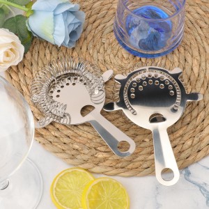 20 Pack 6 Inch Stainless Steel Cocktail Strainer for Drinks, Bar Bartender Strainers, Stainless Steel cocktail Filter for Home Bar, Bartender