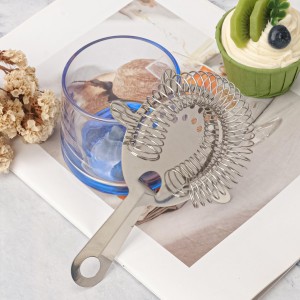 20 Pack 6 Inch Stainless Steel Cocktail Strainer for Drinks, Bar Bartender Strainers, Stainless Steel cocktail Filter for Home Bar, Bartender