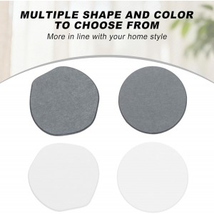 Azhou 6Pcs Absorbent Diatomaceous Earth Coasters Set with Holder - 4 Inch Quick-Dry Stone Coasters with Scratch-Resistant Surface & Velvet Base, Reusable Home Decor for Coffee Bar, Office Desk