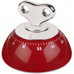 Mechanical Kitchen Timer, Magnetic Wind Up Analog Timer with Loud Alarm Sound for Cooking, Baking, Classic Retro Design, No Battery Needed