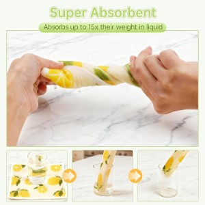 Swedish Dishcloths for Kitchen, 5 Pack Funny Chicken Reusable Paper Towels with 3 Hooks, Washable Dish Cloth Set, Absorbent Cleaning Cloth for Washing Dishes Housewarming Gifts for Friend