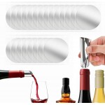 30-Pack Disposable Wine Pouring Discs, 3-Inch Individually Wrapped Anti-Drip Liquor Pour Spouts for Wine & Spirit Bottles, Single-Use Design Prevents Flavor Transfer