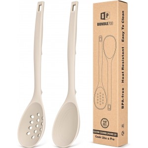 Pack of 2 Silicone Cooking Spoons, Non S...