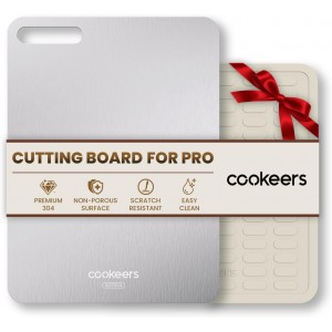 Stainless Steel Cutting Board Set of 2-1...