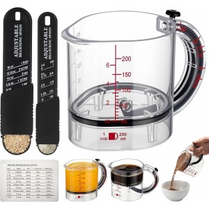 4 In1 Adjustable Measuring Cup Set Multi...