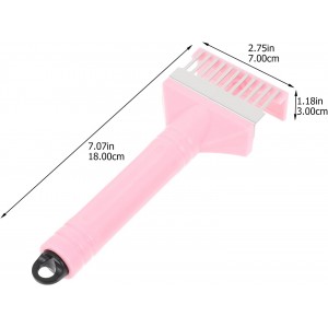 Stainless Steel Meat Tenderizer Needle Tool with Comfortable Grip for Kitchen Steak and Pork Practical Food-safe Design Easy to Clean Pink