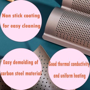 Baguette Baking Kit: 3-Groove Carbon Steel Pan with Lame & Proofing Cloth, Air Vented French Bread Tray for Homemade Artisan Loaves