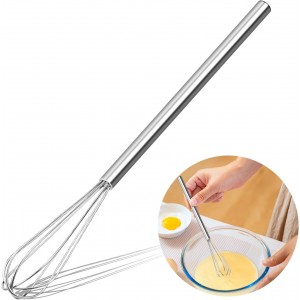 10 Inch Mini Whisk, 304 Anti-Rust Stainl...