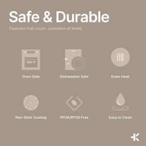 Bakken 16 Inch Non-Stick Pizza Pan 1 Pack, Round Carbon Steel Pizza Tray with Perforated Holes, PFOA, PFOS, & PTFE-Free, Dishwasher & Oven Safe Up To 450°F, Durable Nonstick Coating, Silver