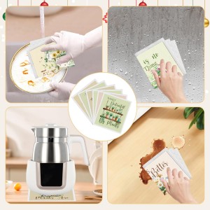 Swedish Dishcloths for Kitchen, 6 Pack Garden Plant Swedish Dish Cloths Reusable Washable Absorbent Kitchen Towel Gifts for Plant Lovers Gardeners Birthday Housewarming