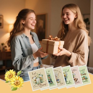 Swedish Dishcloths for Kitchen, 6 Pack Garden Plant Swedish Dish Cloths Reusable Washable Absorbent Kitchen Towel Gifts for Plant Lovers Gardeners Birthday Housewarming