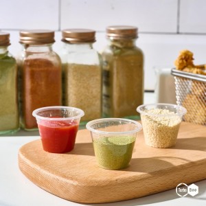 Turbo Bee 600 Pack 1 OZ Disposable Medicine Cups (30 ml), Small Clear Plastic Measuring Cups for Liquid Medicine, Pills, Resin, and Epoxy