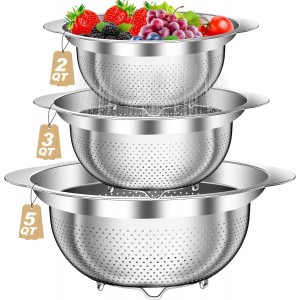 Colander, Stainless Steel Colander for K...