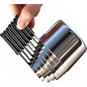 Magnetic Handles 7 Piece Stainless Steel...