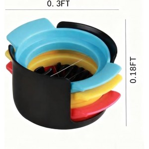 3-in-1 Kitchen Genius: The Ultimate Egg Slicer, Fruit Cutter, and Vegetable Dicer