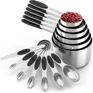 TILUCK magnetic measuring spoons set and...