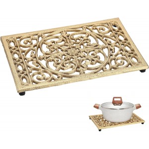 Sumnacon Cast Iron Trivet, 9.6x6.3 Inch ...