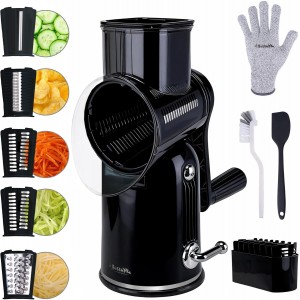 5 in 1 Rotary Cheese Grater Vegetable Sl...