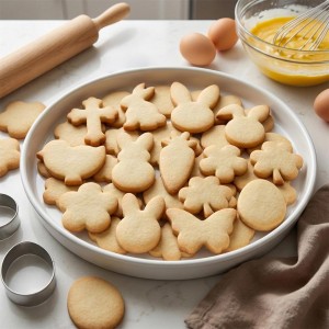 Easter Cookie Cutter Set, 12 Pieces Easter Bunny Cookie Cutter Set for Baking - Carrot, Bunny Face, Leaf, Egg, Flower, Butterfly Shapes Holiday Themed Party Supplies