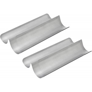 Chicago Metallic Set of 2 Perforated Fre...