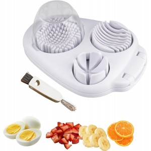 3 in 1 Egg Slicer For Hard Boiled Eggs, ...
