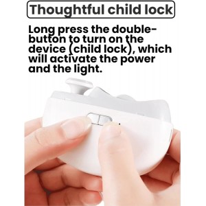 Electric Nail Clipper for Seniors, Professional Automatic Nail Trimmer for Fingernails and Toenails with 2 Speeds, USB Rechargeable & Nail Scraps Storage, Safe Toenail Clippers for Baby, Kids, Women.