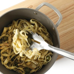 Calphalon Prime Stainless Steel Kitchen Slotted Spaghetti Pasta Server
