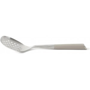 Calphalon Edge Stainless Steel Slotted Spoon/Skimmer - Taupe