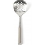 Calphalon Edge Stainless Steel Slotted Spoon/Skimmer - Taupe