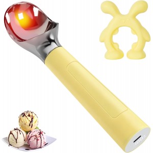 TRELC Heated Ice Cream Scoop, Rechargeab...