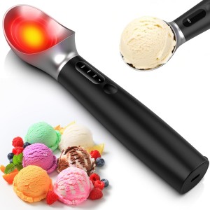 Heated Ice Cream Scoop Rechargeable, Ele...