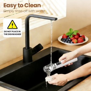 Heated Ice Cream Scoop Upgraded Version,Rechargeable Electric Ice Cream Scooper With Led Display And On/Off,5000mAh Battery,Heats To 158°F For Hard Ice Cream,Ip67 Waterproof,Gift