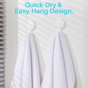 JOYMOOP Microfiber Waffle Weave Cleaning Cloth,Highly Absorbent Kitchen Towels,Quick Drying Lint Free Dish Towels for Kitchen,9 Pack,White,10 x 10 inch