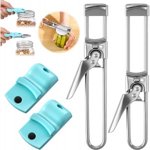 4 Pack Jar Opener, Includes 2 Adjustable...