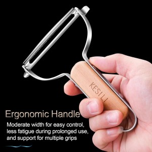 Cabbage Peeler for Kitchen，Ergonomic Non-Slip Handle, 3.54-inch Wide-Mouth Stainless Steel Blade and Sharp For Veggie, Fruit, Potato, Carrot, Apple Smooth Peeling