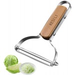 Cabbage Peeler for Kitchen，Ergonomic Non-Slip Handle, 3.54-inch Wide-Mouth Stainless Steel Blade and Sharp For Veggie, Fruit, Potato, Carrot, Apple Smooth Peeling