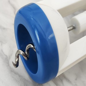 Wing Corkscrew, Ergonomic Wine Bottle Opener, Stainless Steel Corkscrew for Home, Bar (Orange)