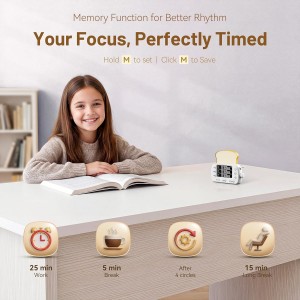 Digital Kitchen Timer for Cooking - 3-Channel Magnetic Countdown Timers with Memory Preset for Baking, Toaster, Eggs Includes Memo Notes (White)