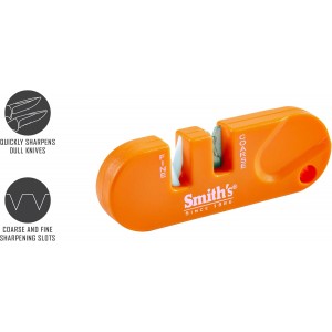 SMITH’S Pocket Pal Knife Sharpener, 2-Pack