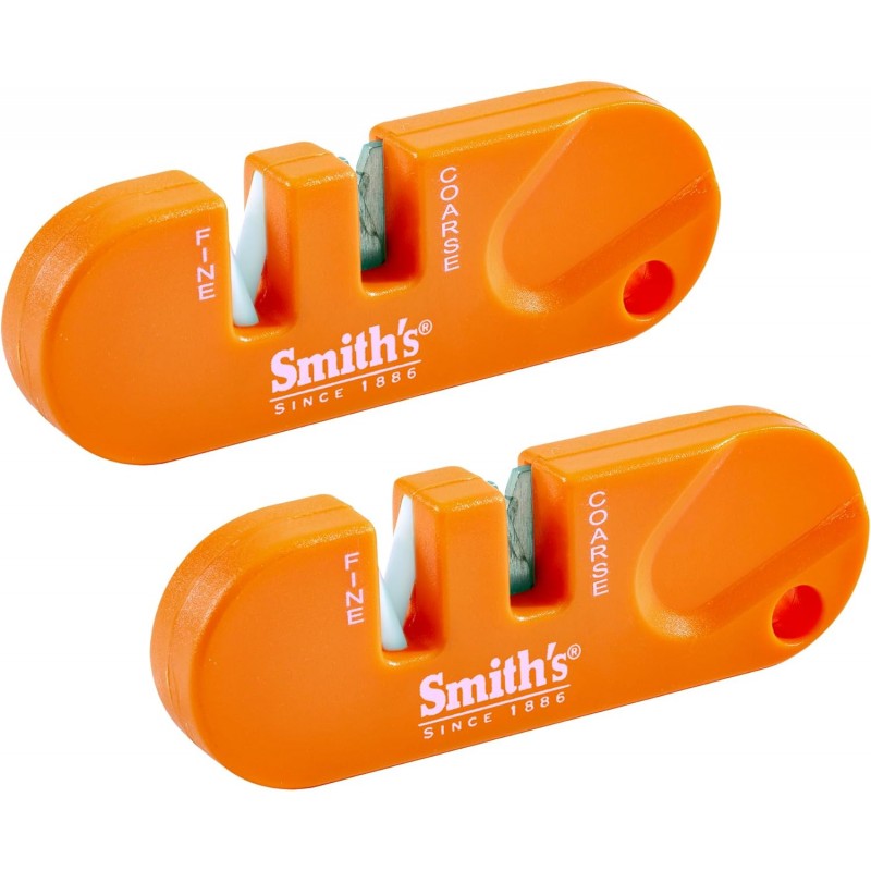 SMITH’S Pocket Pal Knife Sharpener, 2-Pack