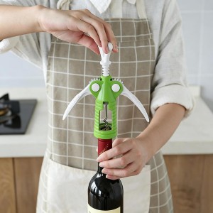 Wing Corkscrew 2 Packs, Wine Opener with Cork Screw for Kitchen, Restaurants, Bar (Green)